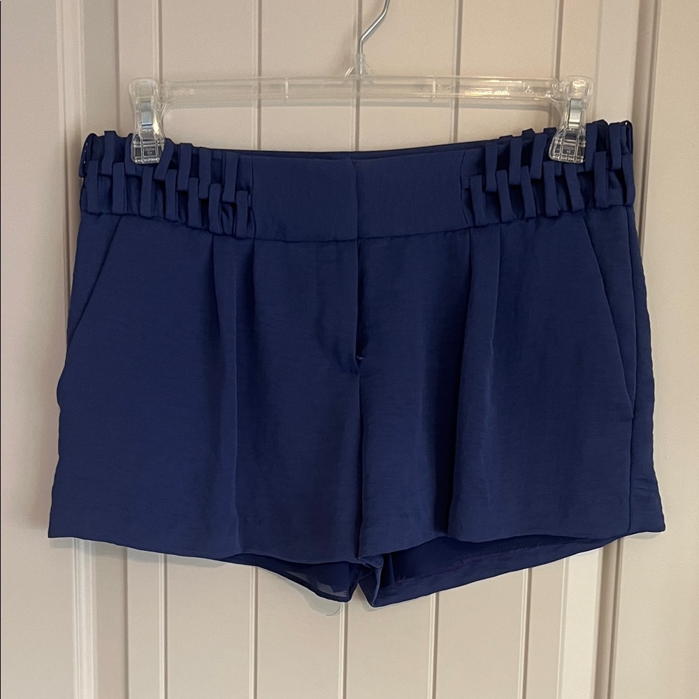 BCBGeneration High Waist Navy Shorts